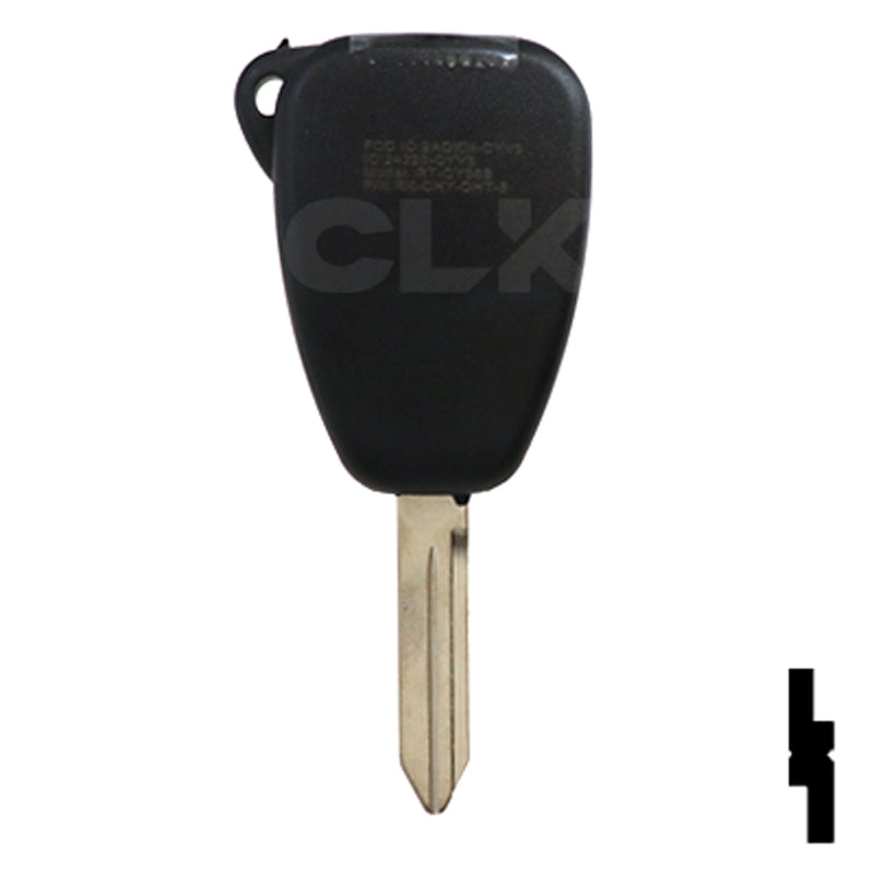Chrysler 5 Button Remote Head Key 5B3–By Ilco Automotive Key Ilco