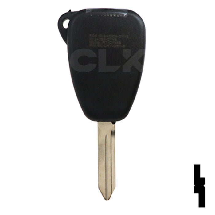 Chrysler 5 Button Remote Head Key W / Trunk (5B2) - By Ilco Automotive Key Ilco