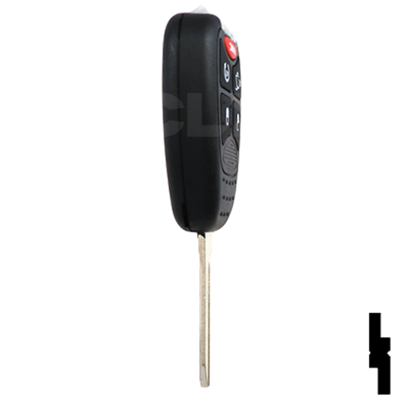 Chrysler 5 Button Remote Head Key W / Trunk (5B2) - By Ilco Automotive Key Ilco