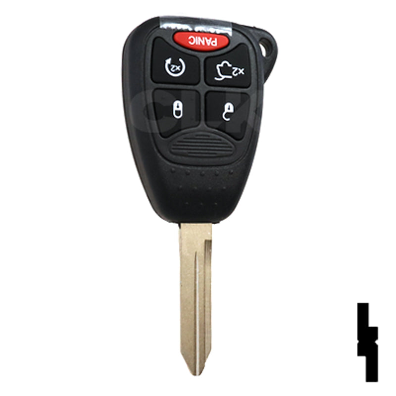 Chrysler 5 Button Remote Head Key W / Trunk (5B2) - By Ilco Automotive Key Ilco