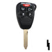 Chrysler 5 Button Remote Head Key W / Trunk (5B2) - By Ilco Automotive Key Ilco