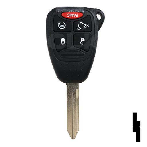 Chrysler 5 Button Remote Head Key W / Trunk (5B2) - By Ilco Automotive Key Ilco