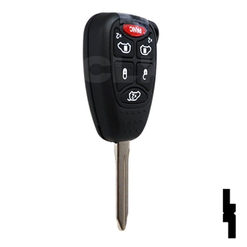 Chrysler 6 Button Remote Head Key (6B1) - By Ilco Automotive Key Ilco