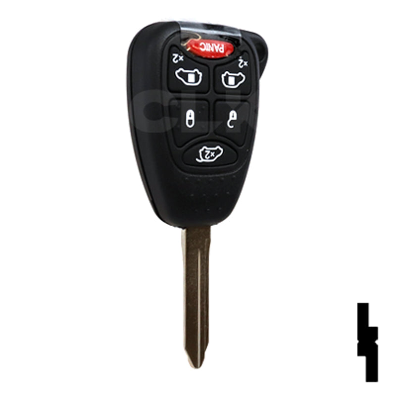 Chrysler 6 Button Remote Head Key (6B1) - By Ilco Automotive Key Ilco