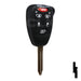 Chrysler 6 Button Remote Head Key (6B1) - By Ilco Automotive Key Ilco