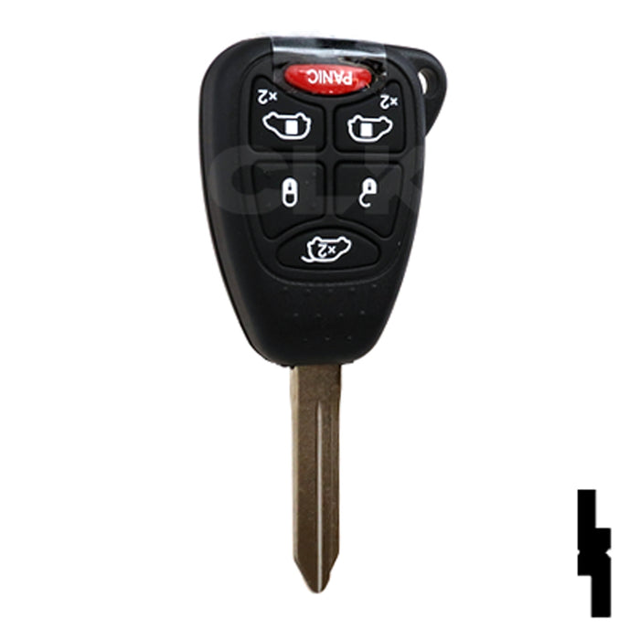 Chrysler 6 Button Remote Head Key (6B1) - By Ilco Automotive Key Ilco