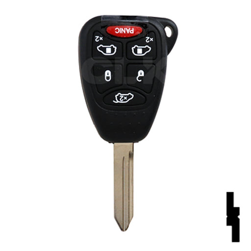 Chrysler 6 Button Remote Head Key (6B1) - By Ilco Automotive Key Ilco