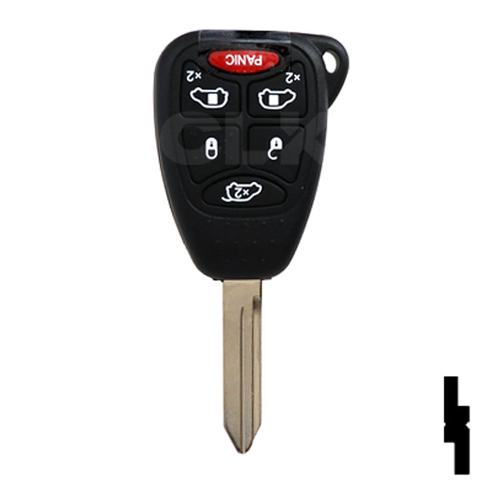 Chrysler 6 Button Remote Head Key (6B1) - By Ilco Automotive Key Ilco