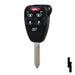Chrysler 6 Button Remote Head Key (6B1) - By Ilco Automotive Key Ilco