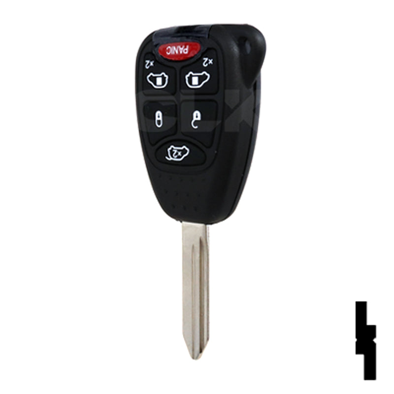 Chrysler 6 Button Remote Head Key (6B1) - By Ilco Automotive Key Ilco