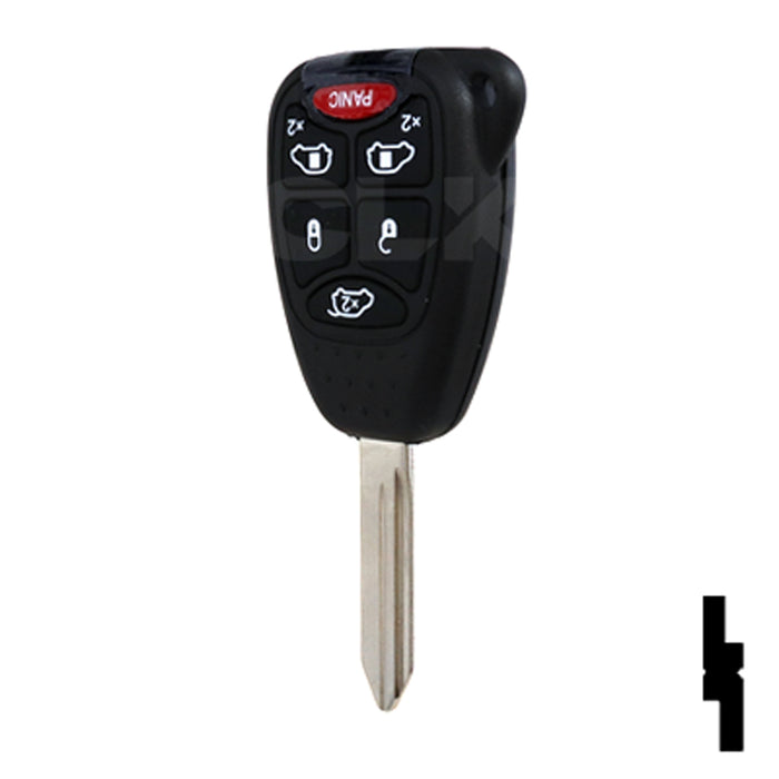 Chrysler 6 Button Remote Head Key (6B1) - By Ilco Automotive Key Ilco