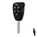 Chrysler 6 Button Remote Head Key (6B1) - By Ilco Automotive Key Ilco