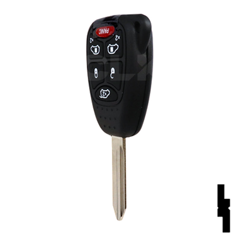 Chrysler 6 Button Remote Head Key (6B1) - By Ilco Automotive Key Ilco