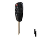 Chrysler 6 Button Remote Head Key (6B1) - By Ilco Automotive Key Ilco