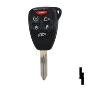 Chrysler Dodge and Jeep OEM Replacement Remote 6-Button Key Automotive Key Solid Keys USA
