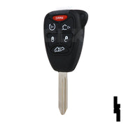 Chrysler Dodge and Jeep OEM Replacement Remote 6-Button Key Automotive Key Solid Keys USA