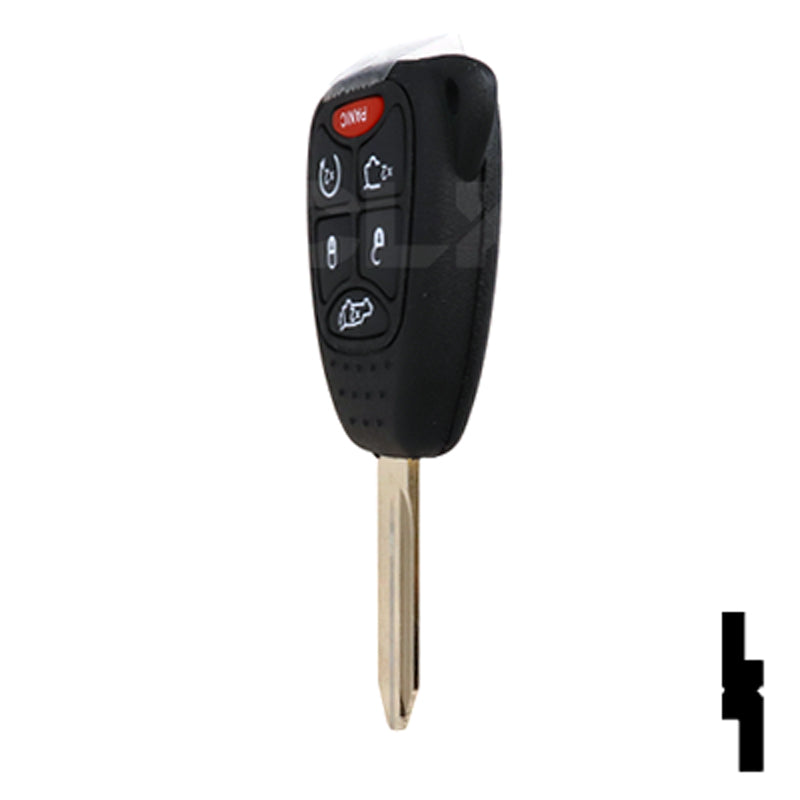 Chrysler Dodge and Jeep OEM Replacement Remote 6-Button Key Automotive Key Solid Keys USA