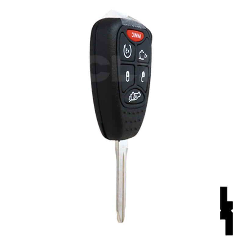 Chrysler Dodge and Jeep OEM Replacement Remote 6-Button Key Automotive Key Solid Keys USA