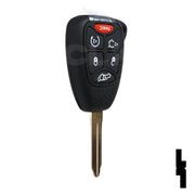 Chrysler Dodge and Jeep OEM Replacement Remote 6-Button Key Automotive Key Solid Keys USA