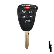 Chrysler Dodge and Jeep OEM Replacement Remote 6-Button Key Automotive Key Solid Keys USA