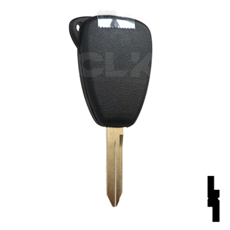 Chrysler, Dodge, and Jeep OEM Replacement Remote Key - 4 Button w/ Remote Start Automotive Key Solid Keys USA