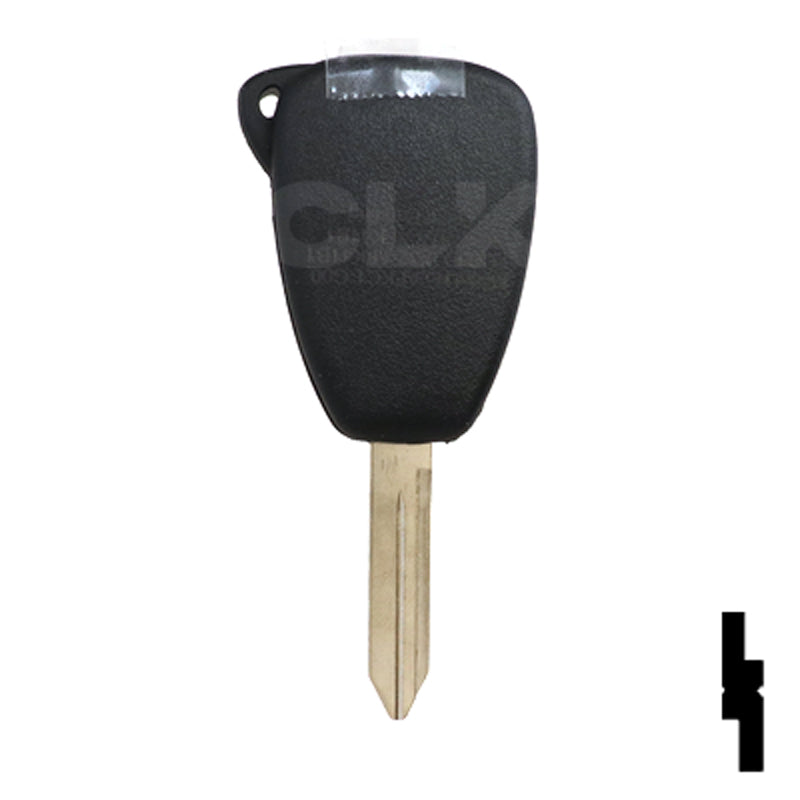Chrysler, Dodge, and Jeep OEM Replacement Remote Key - 4 Button w/ Remote Start Automotive Key Solid Keys USA