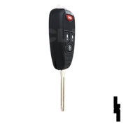 Chrysler, Dodge, and Jeep OEM Replacement Remote Key - 4 Button w/ Remote Start Automotive Key Solid Keys USA