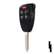 Chrysler, Dodge, and Jeep OEM Replacement Remote Key - 5 Button w/ Hatch and Remote Start Automotive Key Solid Keys USA