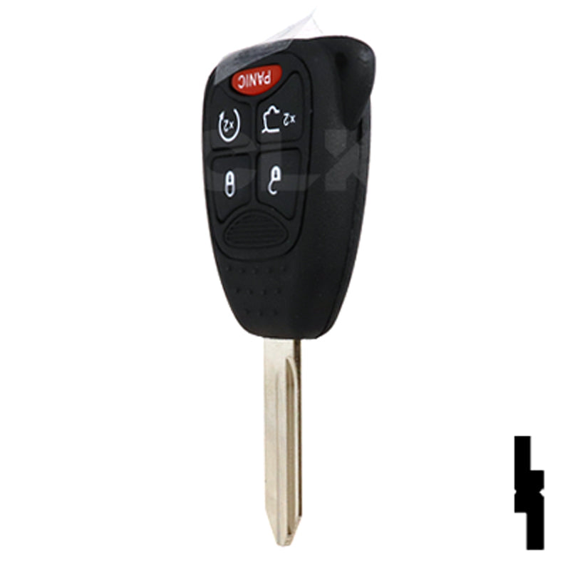 Chrysler, Dodge, and Jeep OEM Replacement Remote Key - 5 Button w/ Hatch and Remote Start Automotive Key Solid Keys USA