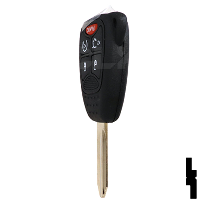 Chrysler, Dodge, and Jeep OEM Replacement Remote Key - 5 Button w/ Hatch and Remote Start Automotive Key Solid Keys USA