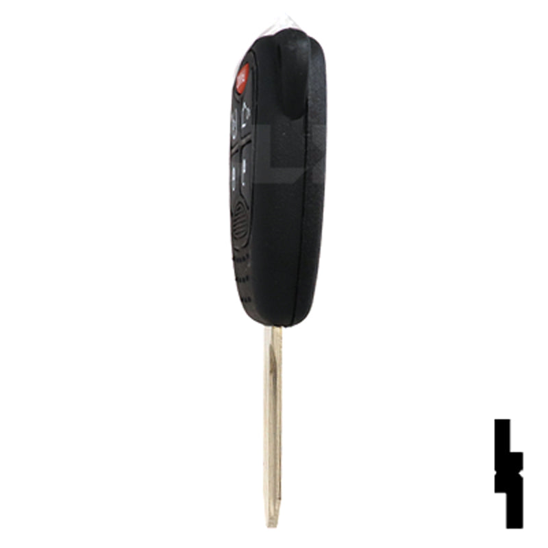 Chrysler, Dodge, and Jeep OEM Replacement Remote Key - 5 Button w/ Hatch and Remote Start Automotive Key Solid Keys USA