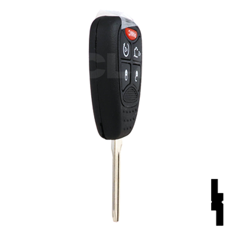 Chrysler, Dodge, and Jeep OEM Replacement Remote Key - 5 Button w/ Hatch and Remote Start Automotive Key Solid Keys USA