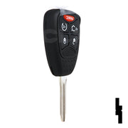 Chrysler, Dodge, and Jeep OEM Replacement Remote Key - 5 Button w/ Hatch and Remote Start Automotive Key Solid Keys USA