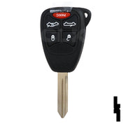 Chrysler, Dodge, and Jeep OEM Replacement Remote Key - 5 Button w/ Trunk and Convertible Automotive Key Solid Keys USA