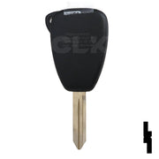 Chrysler, Dodge, and Jeep OEM Replacement Remote Key - 5 Button w/ Trunk and Convertible Automotive Key Solid Keys USA