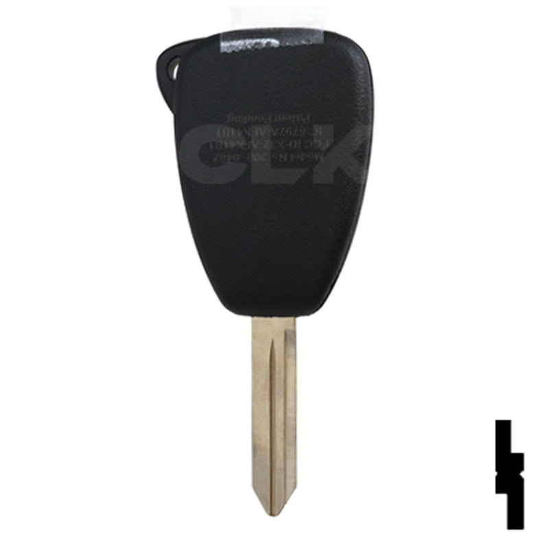 Chrysler, Dodge, and Jeep OEM Replacement Remote Key - 5 Button w/ Trunk and Convertible Automotive Key Solid Keys USA