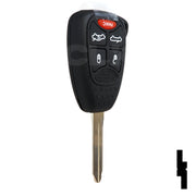 Chrysler, Dodge, and Jeep OEM Replacement Remote Key - 5 Button w/ Trunk and Convertible Automotive Key Solid Keys USA