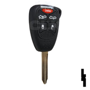 Chrysler, Dodge, and Jeep OEM Replacement Remote Key - 5 Button w/ Trunk and Convertible Automotive Key Solid Keys USA