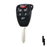 Chrysler, Dodge, and Jeep OEM Replacement Remote Key - 6 Button w/ Hatch and Power Sliding Doors Automotive Key Solid Keys USA