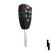 Chrysler, Dodge, and Jeep OEM Replacement Remote Key - 6 Button w/ Hatch and Power Sliding Doors Automotive Key Solid Keys USA