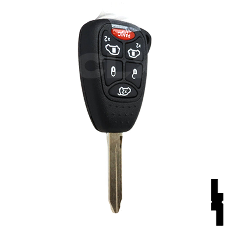 Chrysler, Dodge, and Jeep OEM Replacement Remote Key - 6 Button w/ Hatch and Power Sliding Doors Automotive Key Solid Keys USA