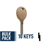 Chrysler Transponder Key ( Y164-PT, 692352 ) Pack of 10 Automotive Key JMA USA