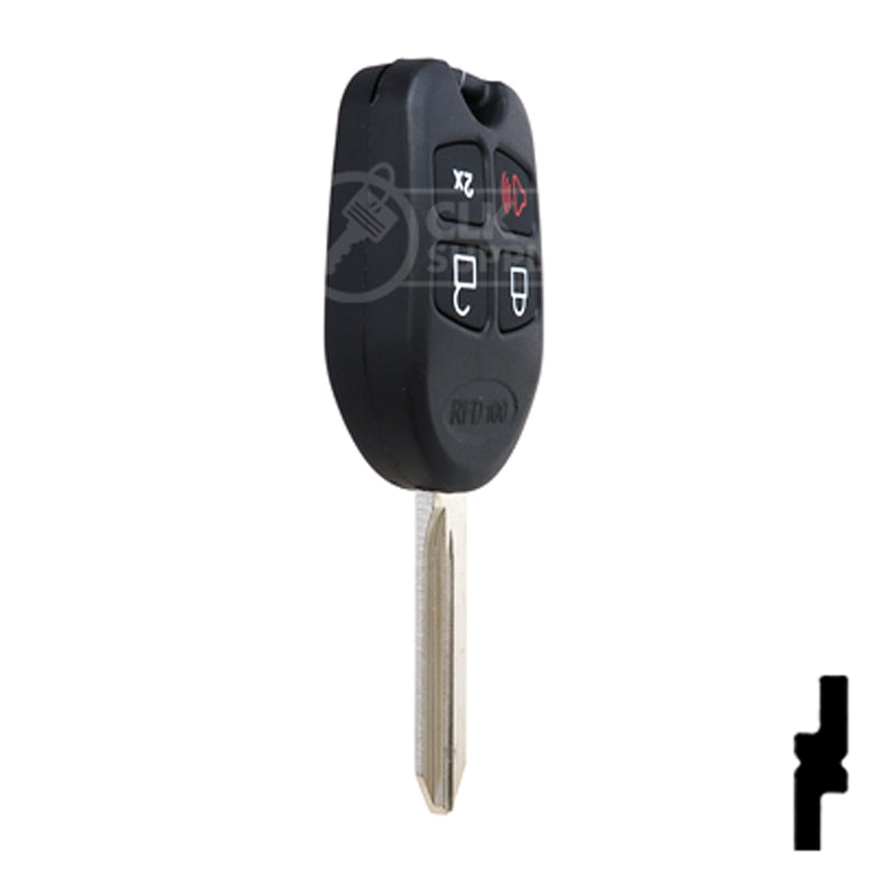 Clonable Ford Remote Head - EDGE CUT Automotive Key Keyline USA