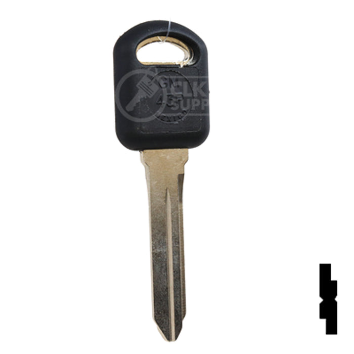 Cloneable 13 Chip Transponder Key | GM | B103PT, 690556 Automotive Key JMA USA