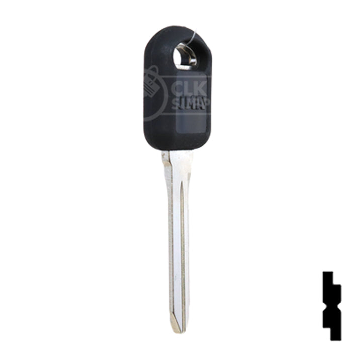Cloneable 5 Chip Transponder Key | GM | B97PT, 690552 Automotive Key JMA USA