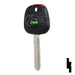 Cloneable Transponder Key | Toyota | TPX1TOYO-19.P Automotive Key JMA USA