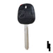 Cloneable Transponder Key | Toyota | TPX1TOYO-19.P Automotive Key JMA USA