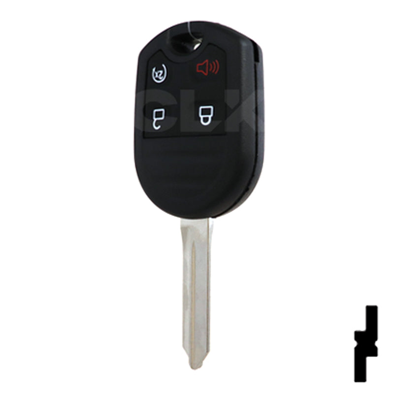 Ford 4 Button Remote Head Key (4B2) - By Ilco Automotive Key Ilco