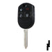 Ford 4 Button Remote Head Key (4B2) - By Ilco Automotive Key Ilco