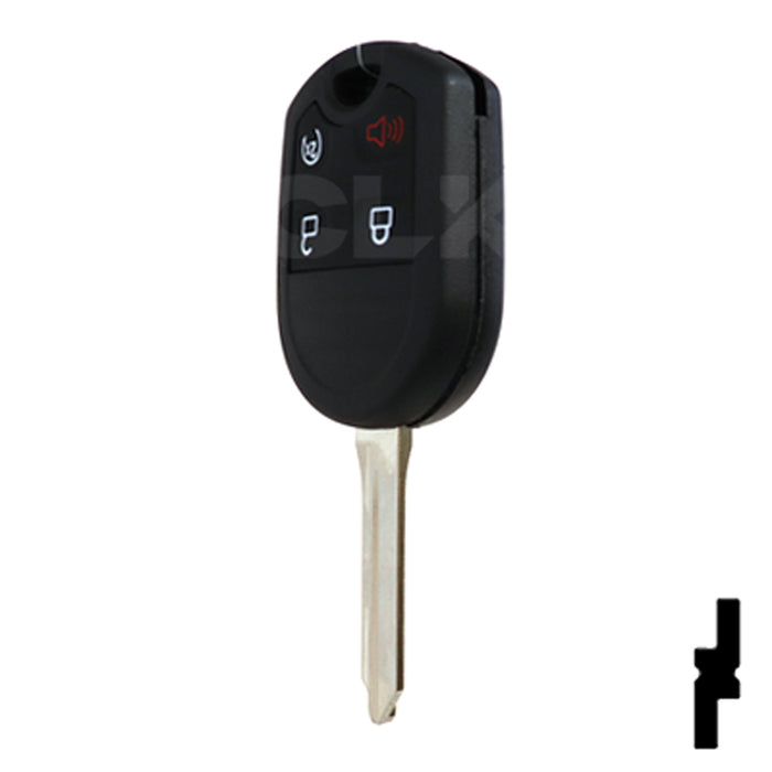 Ford 4 Button Remote Head Key (4B2) - By Ilco Automotive Key Ilco